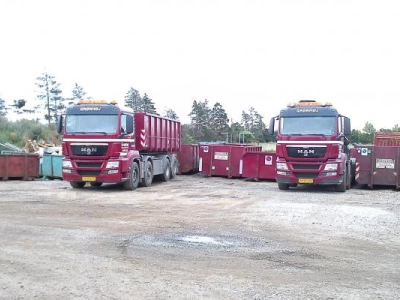 Vi kører hver dag med mange forskellige containere.