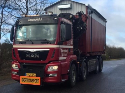 Særtransport, her transport af hus
