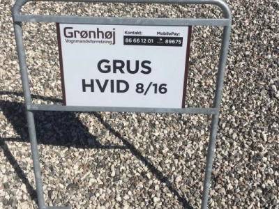 Hvid grus 8/16