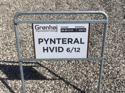 Hvid grus 6/12mm