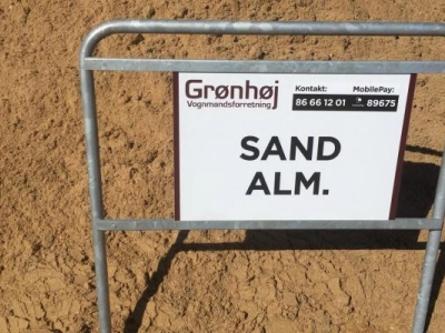 Sand, bundsikring 0/4mm